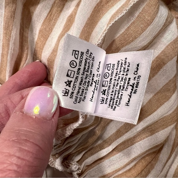 NWT Auguste Tour Sonnet Almond Top Sz-10 - Picture 8 of 8